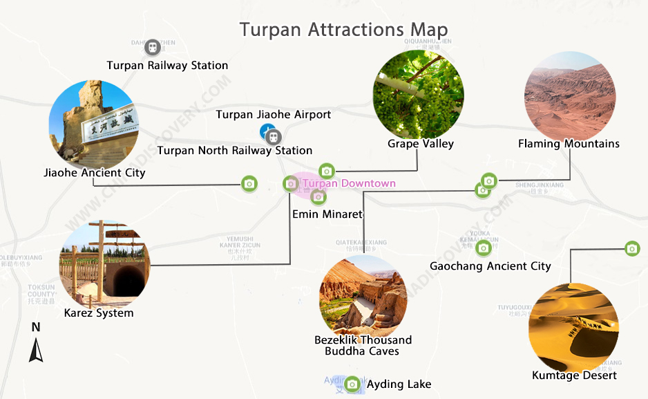 Turpan Map