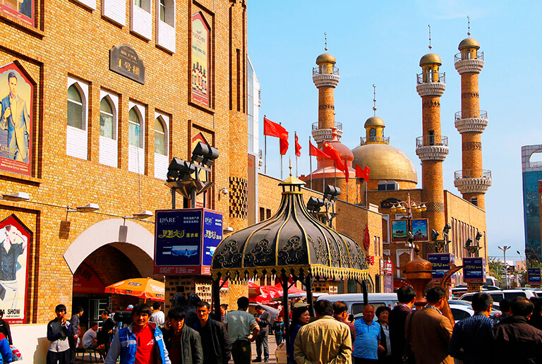 Xinjiang International Grand Bazaar in Urumqi