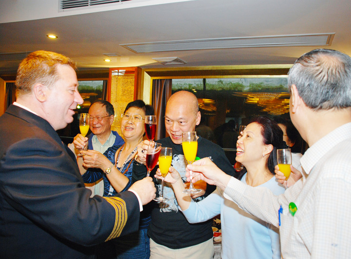 Century Victory Cruise Ship - Captain's Welcome Party