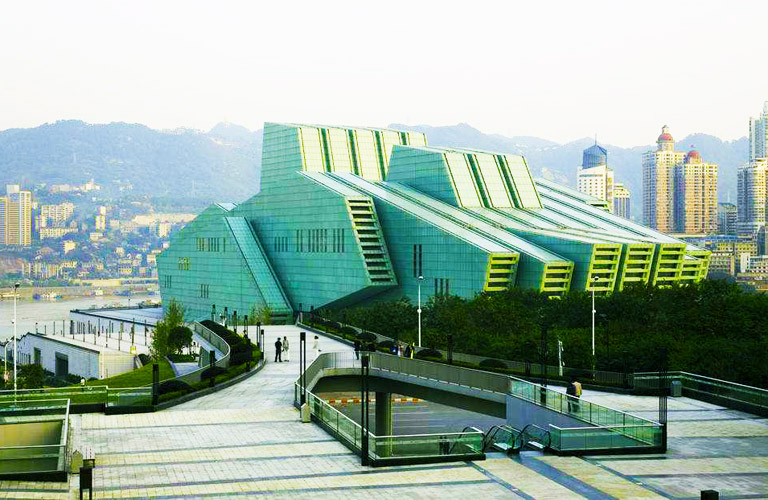 Yangtze River Port Change - Chongqing Grand Theater