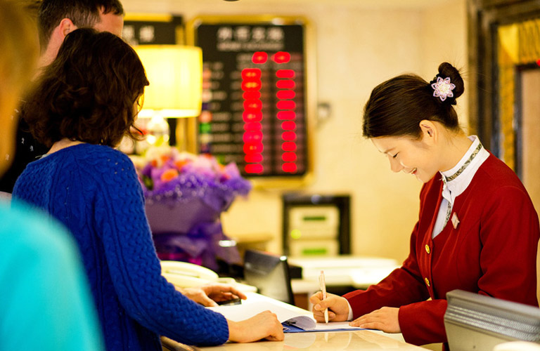 Yangtze River Cruise Services - Reception Desk Onboard