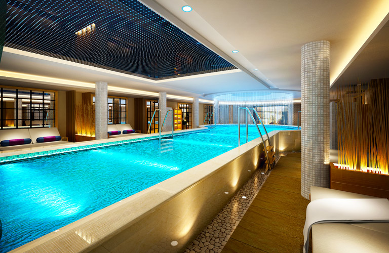 Yangtze River Cruise Facilities - Swimming Pool On Cruise