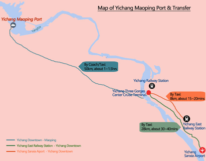 Yichang Maoping Port Map