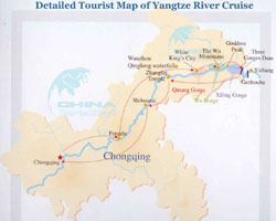 Map of Yangtze River