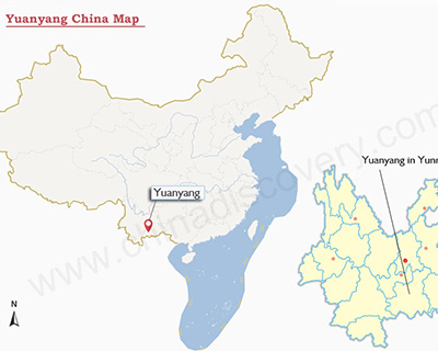 Yuanyang Location Map