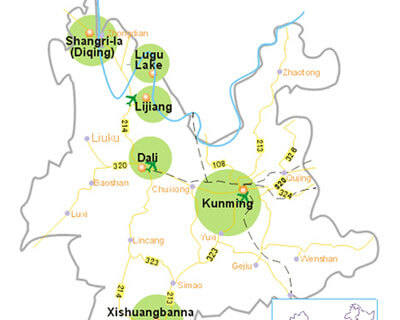 Yunnan Tourist Map