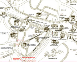 Map of Fenghuang Ancient Town