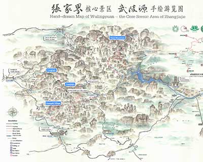 Wulingyuan Map