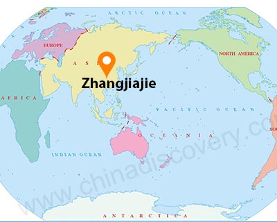 Zhangjiajie World Map