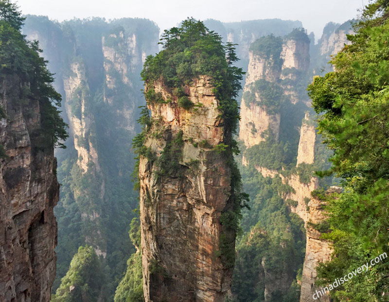 Hallelujah Mountain in Yuanjiajie Scenic Area