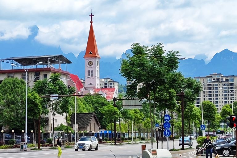 Zhangjiajie Downtown Area