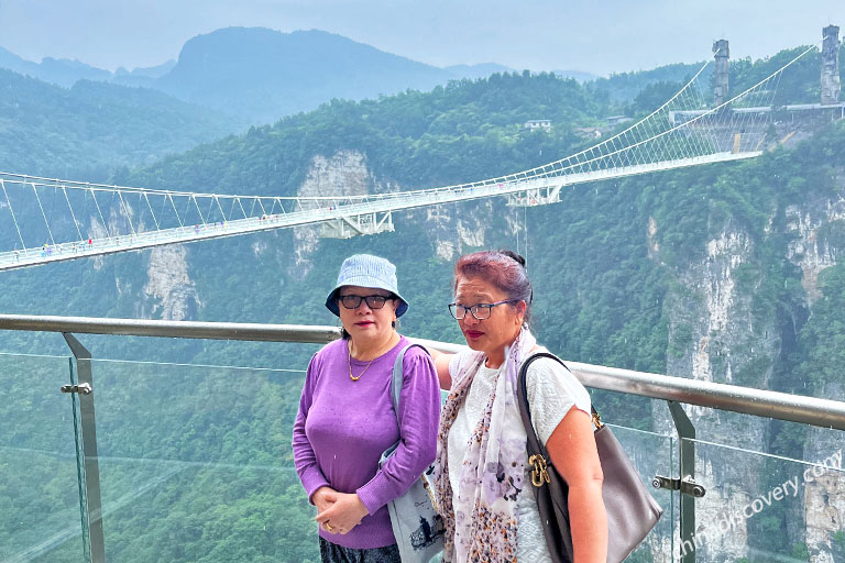 Glass Bridge in Zhangjiajie Grand Canyon