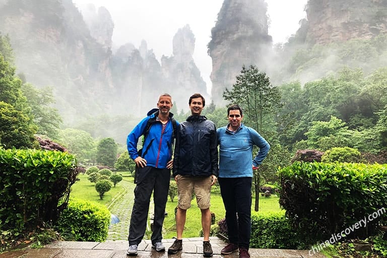 Our clients Yannick's group from Belgium visited Zhangjiajie National Forest Park in July 2019