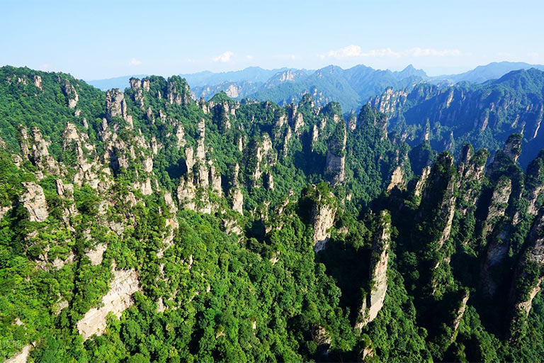 West Sea Stone Peaks (西海峰林) at Tianzi Mountain Tianzi Mountain