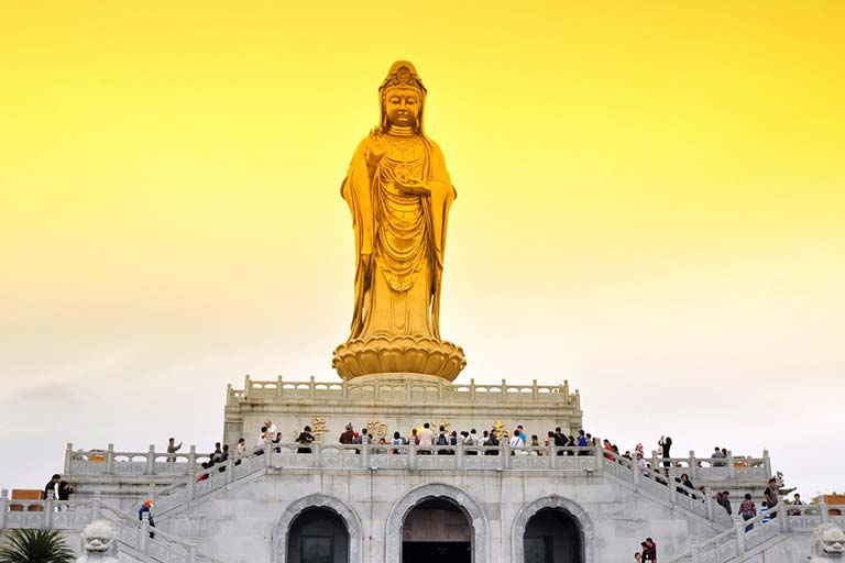 Nanhai Guanyin Statue in Putuo Mountain