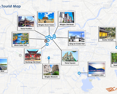 Ningbo Tourist Map