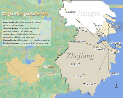 Ningbo Transportation Map