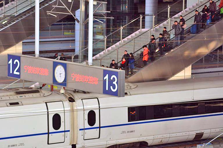 High-Speed Train from Ningbo