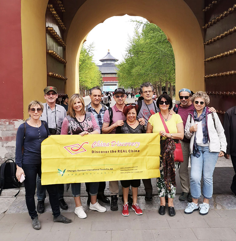 Helen's Group from Australia visited Forbidden City in Beijing in 2019 China Discovery