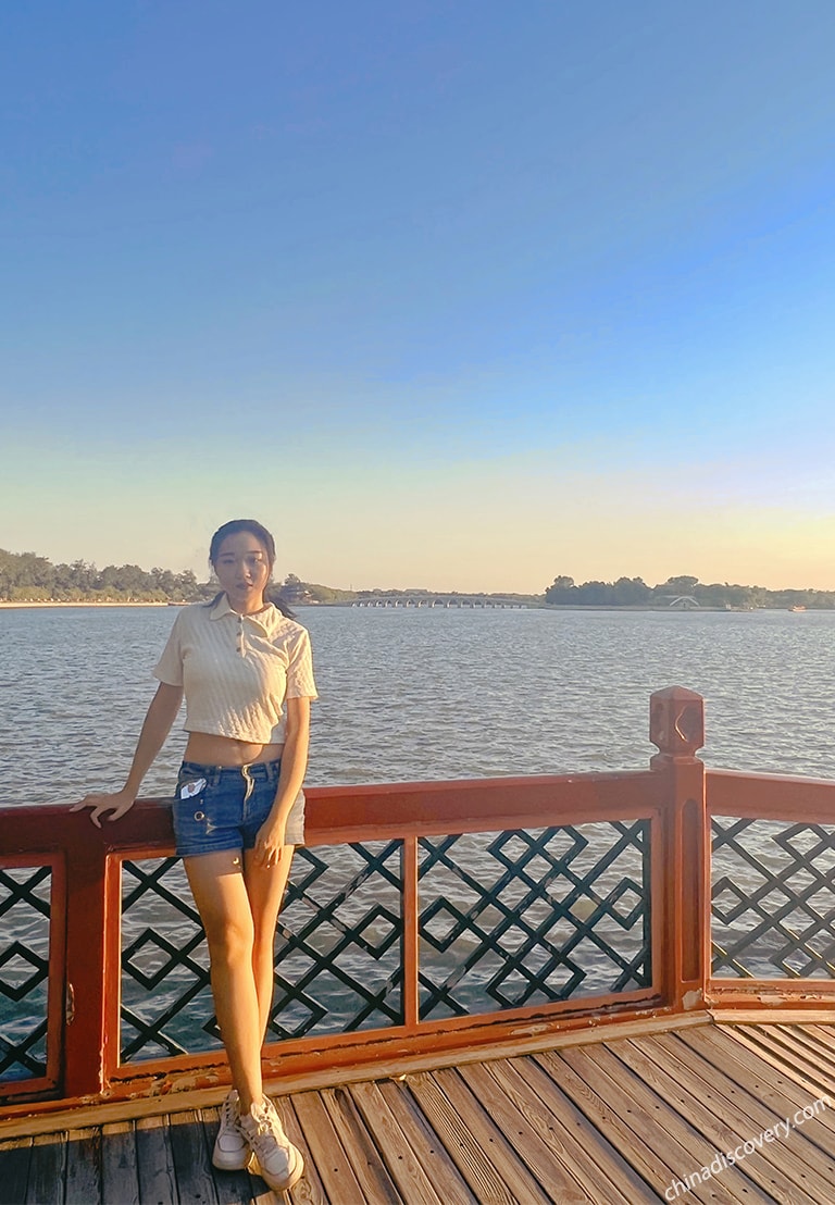 Reya in Summer Palace Beijing Reya in Summer Palace Beijing