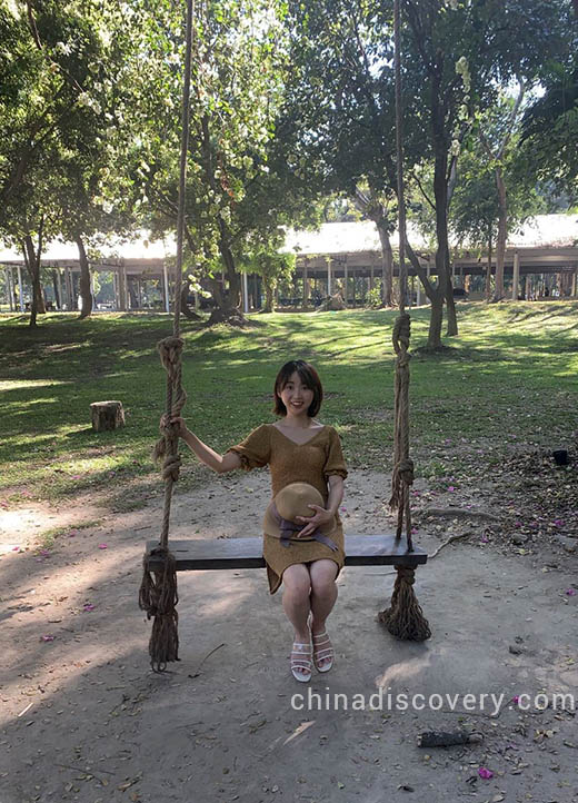 Tracy at Chiang Mai University