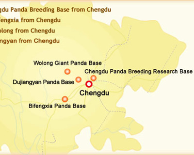 Panda Base Location Map